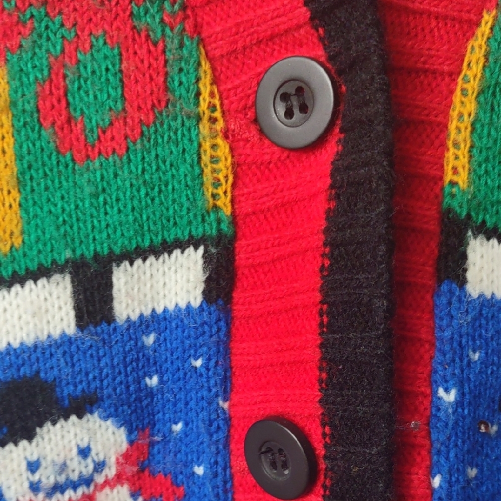Avon Colorful Holiday Knit Vest - Picture 3 of 7